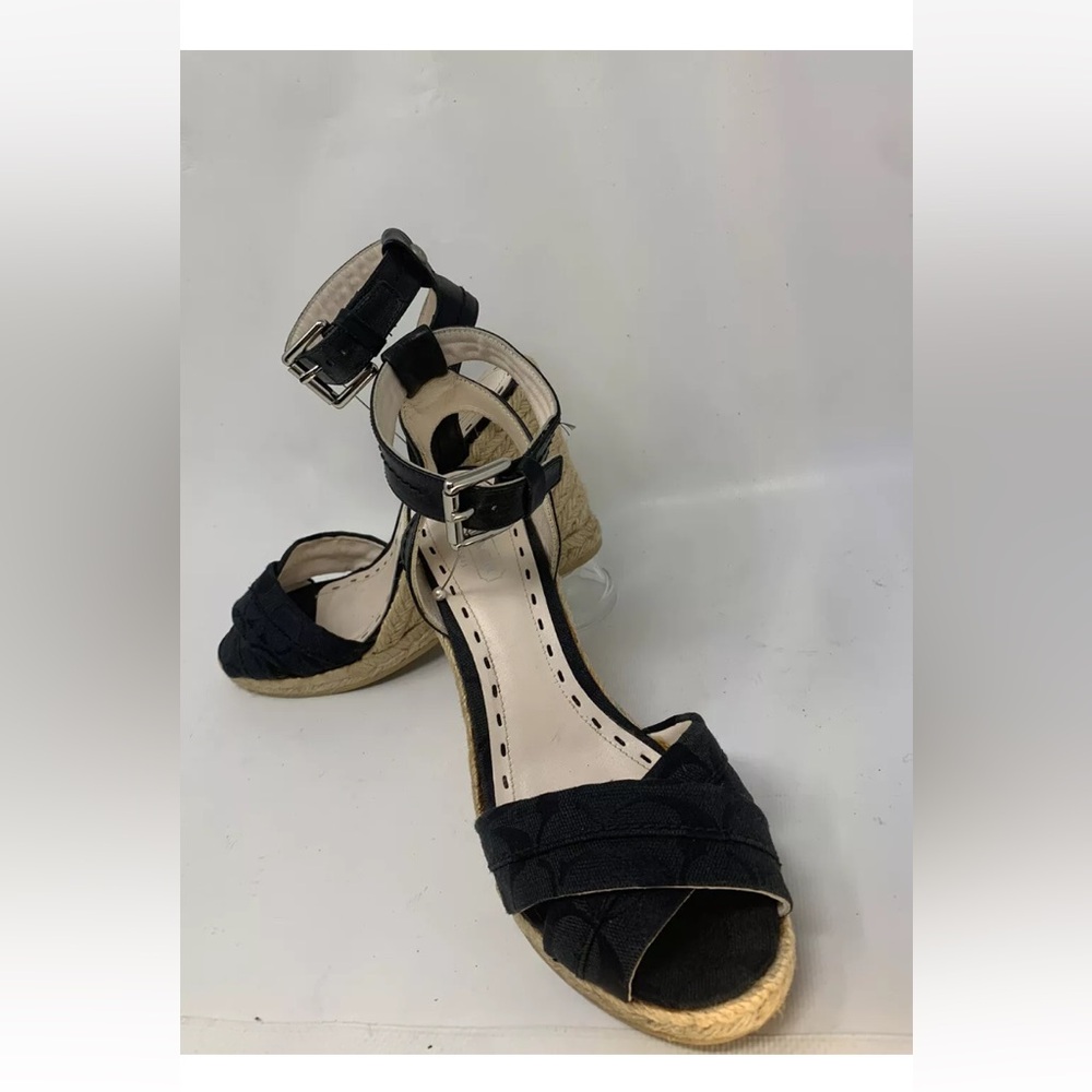 Coach Verronica Espadrille Platform Wedges sz 8m